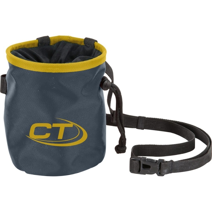 Woreczek na magnezję Climbing Technology CYLINDER - Anthracite Mustard Yellow